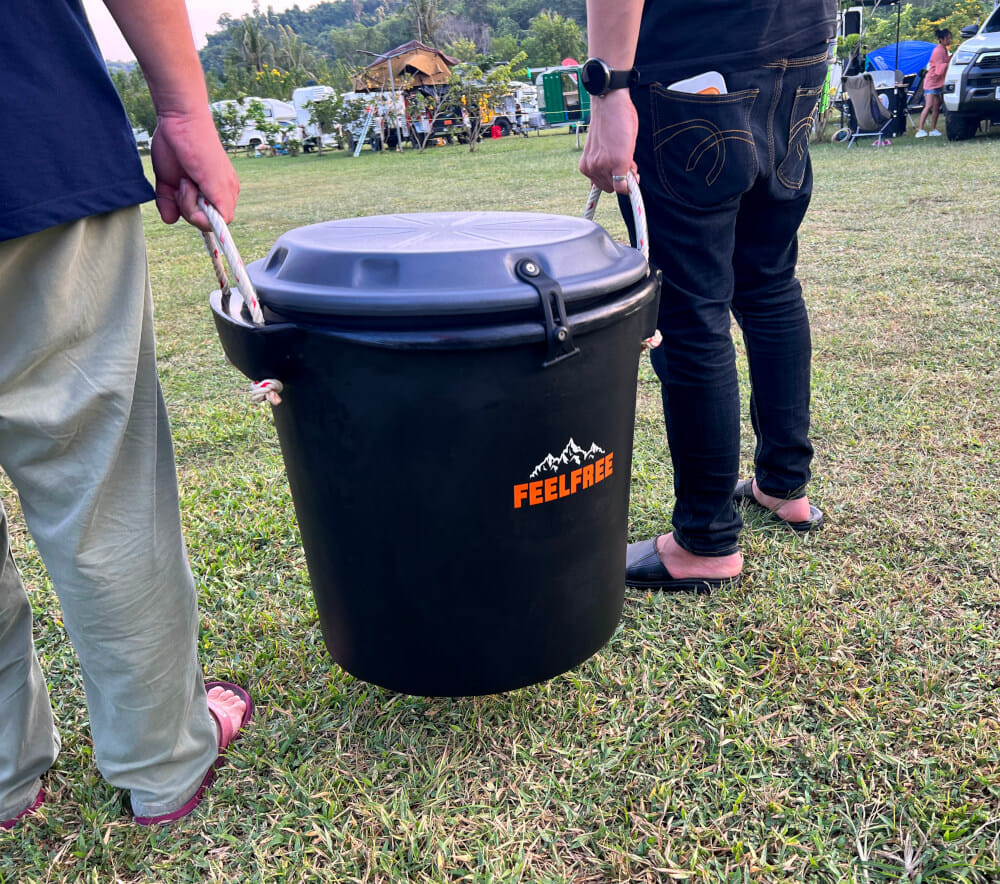 ถังน้ำแข็งเก็บความเย็น FEELFREE INNER BIN ความจุ 50L สีดำ